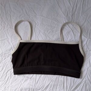 Vitality block square bra sports bra